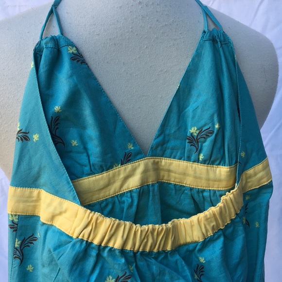 A-line Halter Floral Dress - Picture 2 of 2